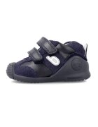 Biomecanics Pantofi de piele cu velcro - Albastru inchis/Albastru ultramarin