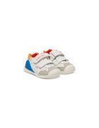 Biomecanics Pantofi sport cu imprimeu si segment dublu cu inchidere velcro - Alb