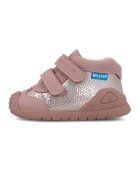 Biomecanics Pantofi sport mid-cut cu velcro - Roz prafuit/Argintiu