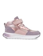 Biomecanics Pantofi sport mid-cut cu velcro - Violet prafuit/Auriu rose/Roz prafuit