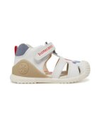 Biomecanics Sandale baieti - 252118 - Piele naturala - Alb - Alb