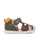 Biomecanics Sandale baieti - 252125 - Piele ecologica - Gri - Gri