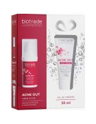 BIOTRADE Pachet Acne Out Crema Activa 30 ml - Gel de curatare Acne Out Oxy Wash - 50 ml