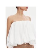 Birgitte Herskind Bluza dama - 304928383 - Bumbac - Alb - Alb