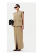 Birgitte Herskind Fusta Kaki - 100% bumbac