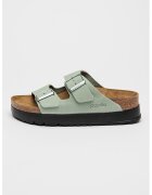 Birkenstock Papuci cu catarame Arizona - Argintiu/Verde menta