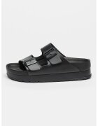 Birkenstock Papuci de piele Arizona - Negru