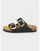 Birkenstock Papuci de piele - Auriu/Negru
