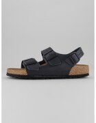 Birkenstock Sandale pentru barbati - Milano Bs - Piele - Negru - Negru