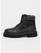 Blauer Ghete de piele cu insertii textile Buxton - Negru