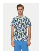 BLEND Tricou barbati 20717778 - Bumbac - Albastru - Albastru
