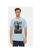 BLEND Tricou barbati 20717965 - Bumbac - Albastru - Albastru