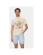 BLEND Tricou barbati 20718263 - Bumbac - 64965 - Bej