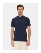 BLEND Tricou polo barbati 20717858 - Bumbac - Bleumarin - Bleumarin