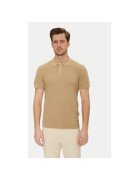 BLEND Tricou polo barbati 20718361 - Bumbac - Bej - Bej