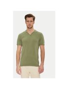 BLEND Tricou Polo barbati 20718362 - Bumbac/Lyocell - Verde - Verde
