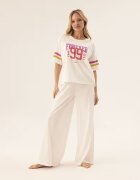 Bloovii Pijama dama Forever Bej deschis - Text