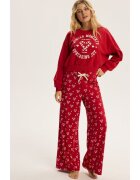 Bloovii Pijama dama Rosu Berry - Craciun