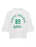 Bloovii Tricou dama alb-verde Kayci