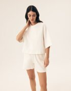 Bloovii Tricou Mavere Alb crem - Crem