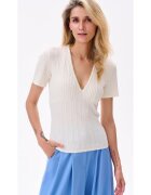 blue shadow Bluza Cu Decolteu In V