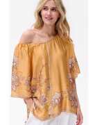 blue shadow Bluza cu decolteu pe un umar