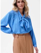 blue shadow Bluza vaporoasa Lea cu guler funda din panglici