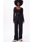 blue shadow Pantaloni cu talie asimetrica Sanak