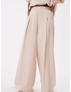 blue shadow Pantaloni largi cu talie elastica Cigar