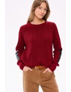 blue shadow Pulover cu maneca raglan Nirad - Rosu