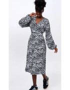 blue shadow Rochie cu imprimeu tip zebra Lena