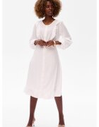 blue shadow Rochie midi din vascoza cu volane Florence