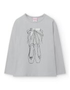 boboli Bluza cu decolteu rotund - Gri