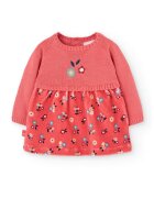 boboli Rochie 2-in-1 cu imprimeu floral - Rosu