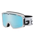 Bolle Ochelari schi MADDOX MATTE WHITE CORP PHOTOCHROMIC VERMILLON BLUE