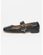Boss Balerini Mary Jane de piele Luara - Negru