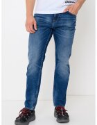 Boss Blugi regular fit cu aspect decolorat - Albastru royal