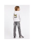 Boss Bluza baieti - 303629144 - Bumbac - Alb - Alb