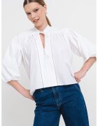 Boss Bluza cu maneci bufante Bales - Alb