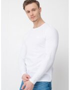 Boss Bluza din bumbac cu aplicatie logo Tacks - Alb