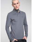 Boss Bluza polo slim fit Passerby - Gri antracit