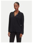 Boss Camasa de pijama de dama negru