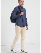 Boss Camasa regular fit de bumbac cu logo brodat - Bleumarin