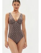 Boss Costum de baie dama - 303806392 - Poliester - Maro - Maro
