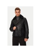 Boss Geaca barbati - 304238284 - Piele naturala - Negru - Negru