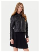 Boss Geaca de piele - negru - femei
