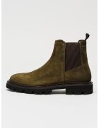 Boss Ghete Chelsea de piele intoarsa Julyo - Verde inchis
