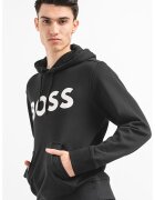 Boss Hanorac cu logo supradimensionat - Alb/Negru
