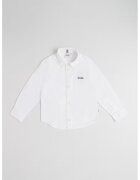 BOSS Kidswear Camasa cu maneci lungi - Alb/Negru