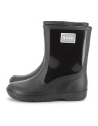 BOSS Kidswear Cizme de cauciuc cu logo contrastant in lateral - Negru